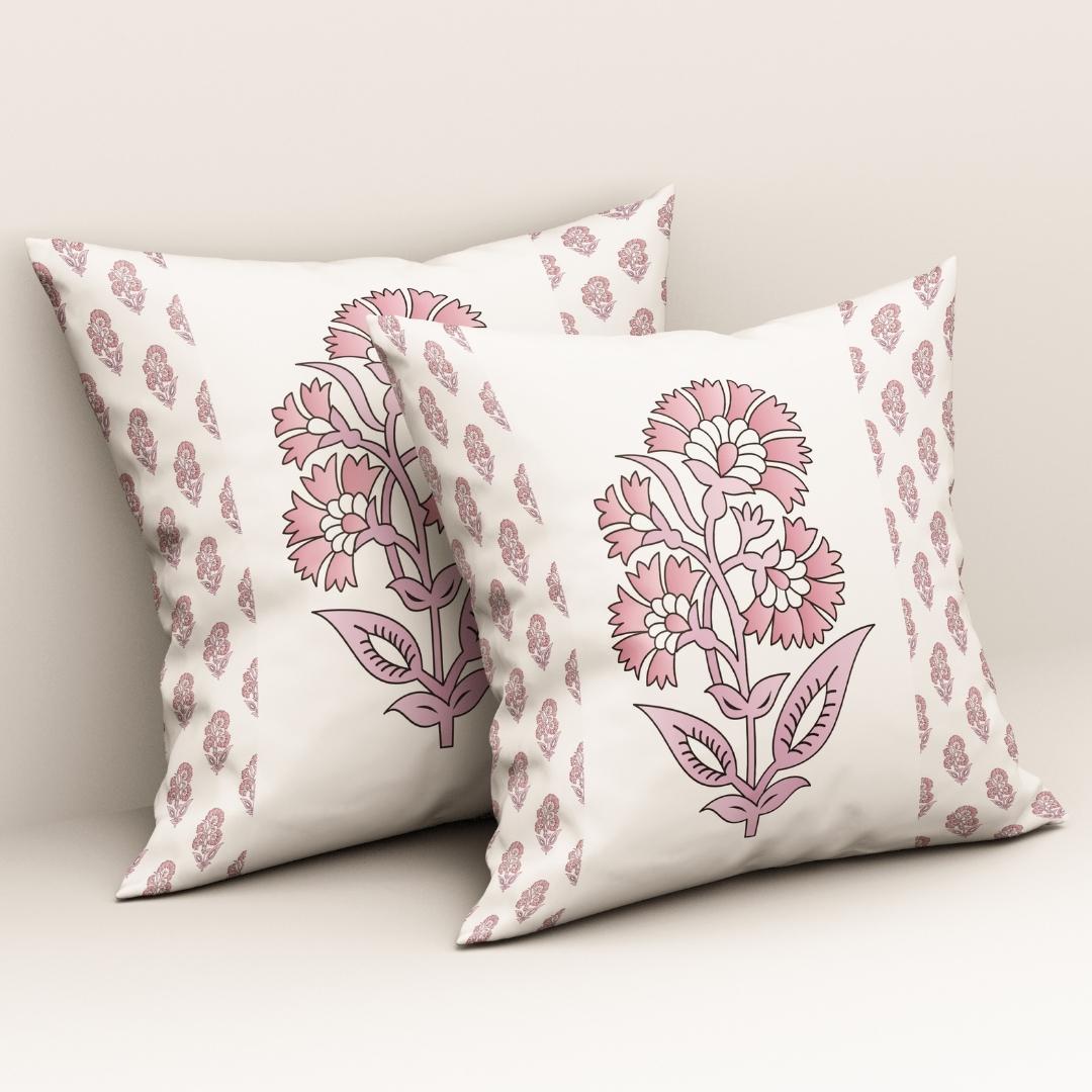 Twin Blush Botanical: Cushion Cover - Pack of 12
