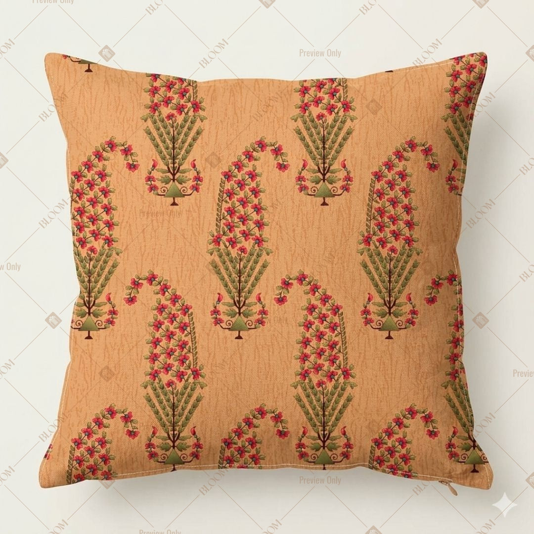 Botanical Block Print Cushion Cover Pack of 12