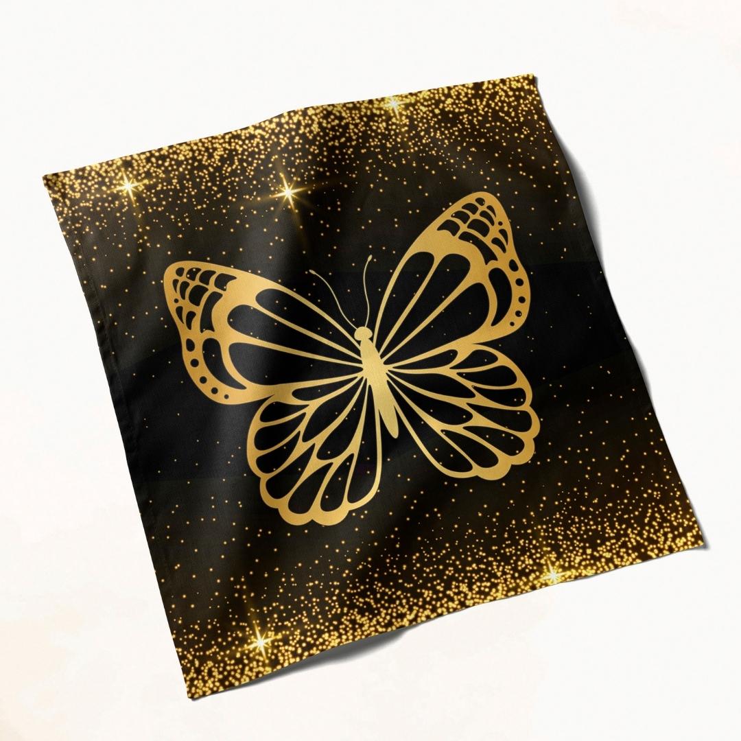 Golden Butterfly Luxe: Napkins 18" X 18" - Pack Of 20