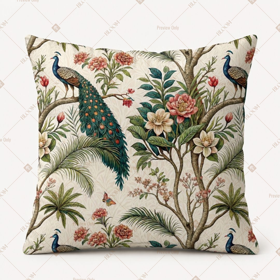 Tropical Bird Botanical Cushion Cover Pack of 12