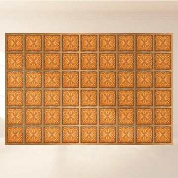 Vintage Copper Wooden: Backdrop - Landscape