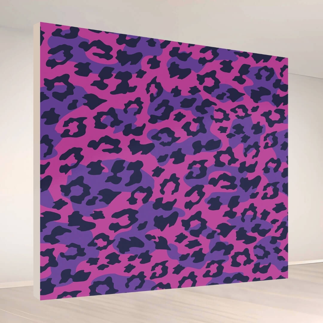 Purple Safari Glam: Backdrop - square