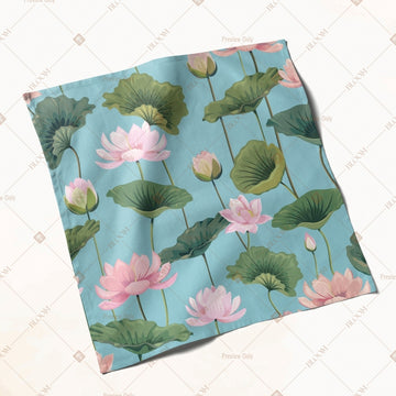 Lotus Flower Botanical Napkin Pack of 20