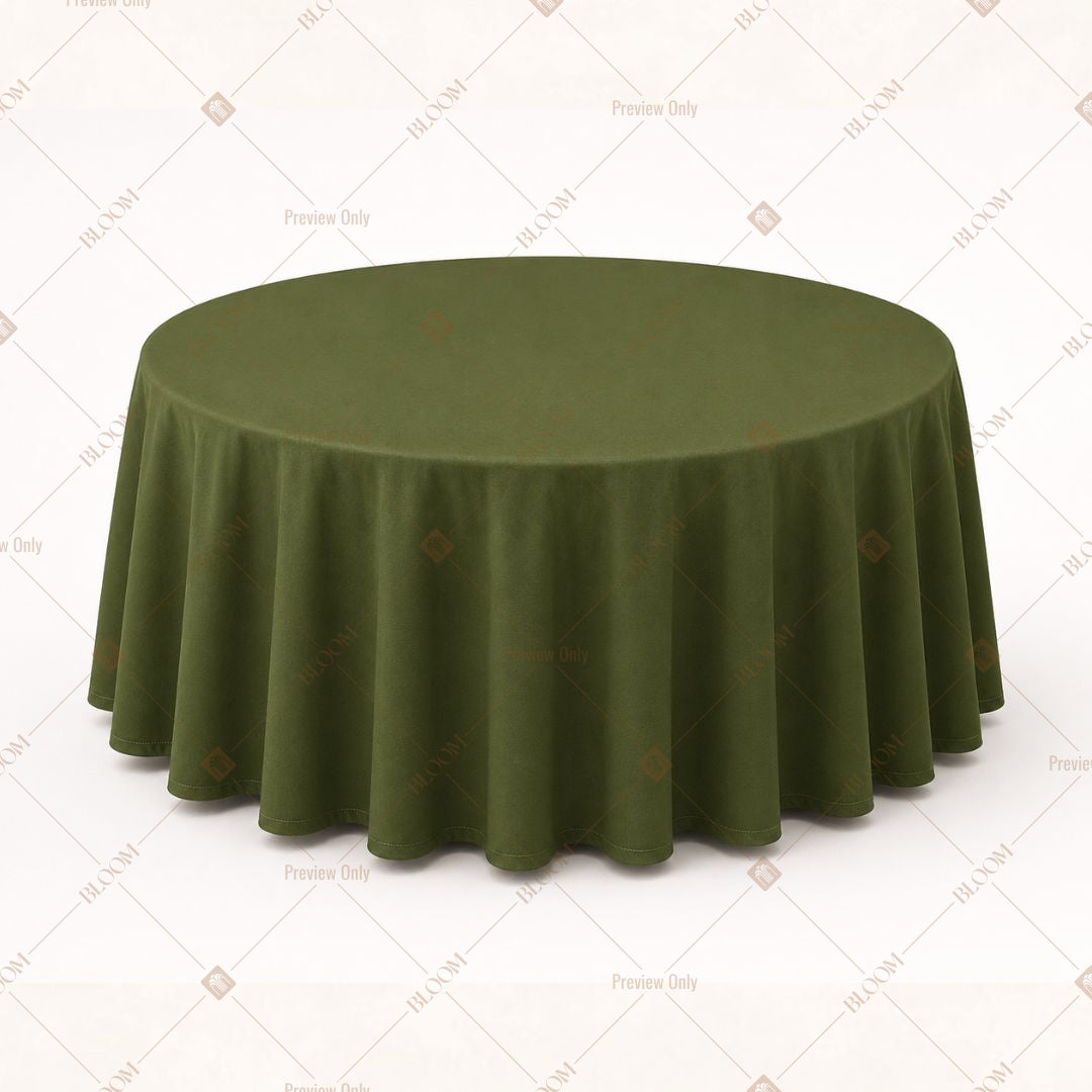 Olive Green Table Cover Pack Of 6
