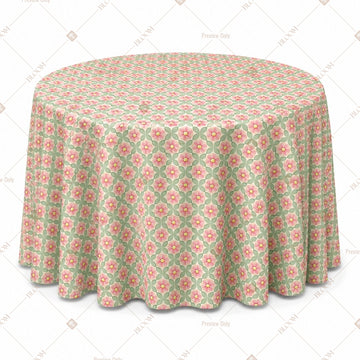 Peach Stripe Table Cover Pack Of 6