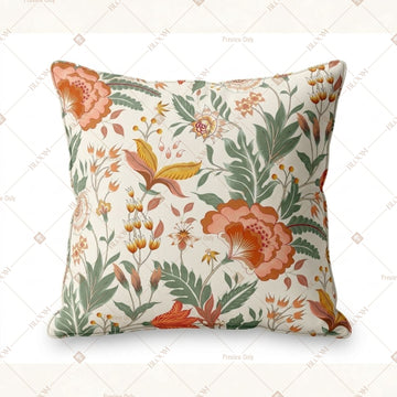 Vintage Floral Art Cushion Cover Pack of 12