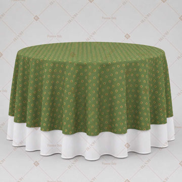 Olive Green Minimal Table Overlay Pack of 6