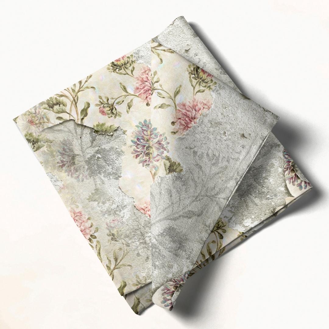 Vintage Botanical Elegance: Napkins 18" X 18" - Pack Of 20