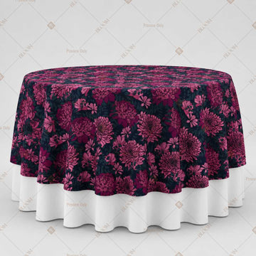 Midnight Floral Garden Table Overlay Pack of 6