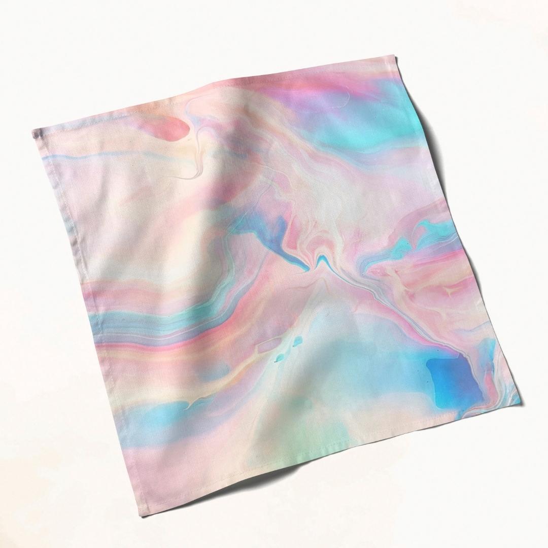 Pastel Marble Dream: Napkins 18" X 18" - Pack Of 20