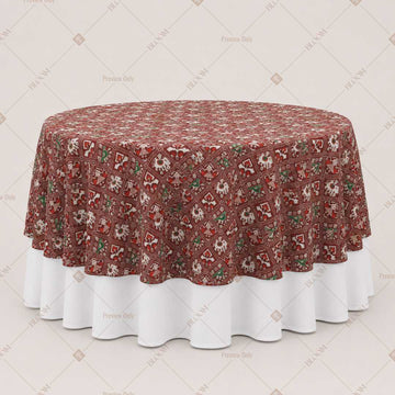 Rustic Rose Floral Table Overlay Pack of 6