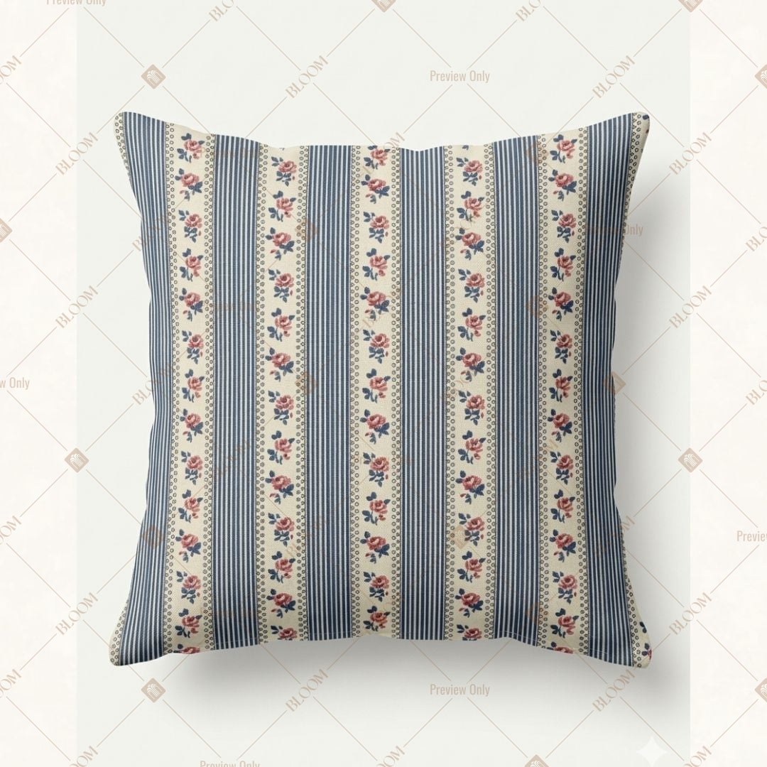 Blue Stripe Minimal Cushion Cover Pack of 12