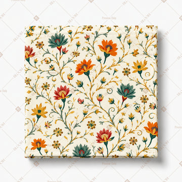 Colorful Wildflower Pattern Design