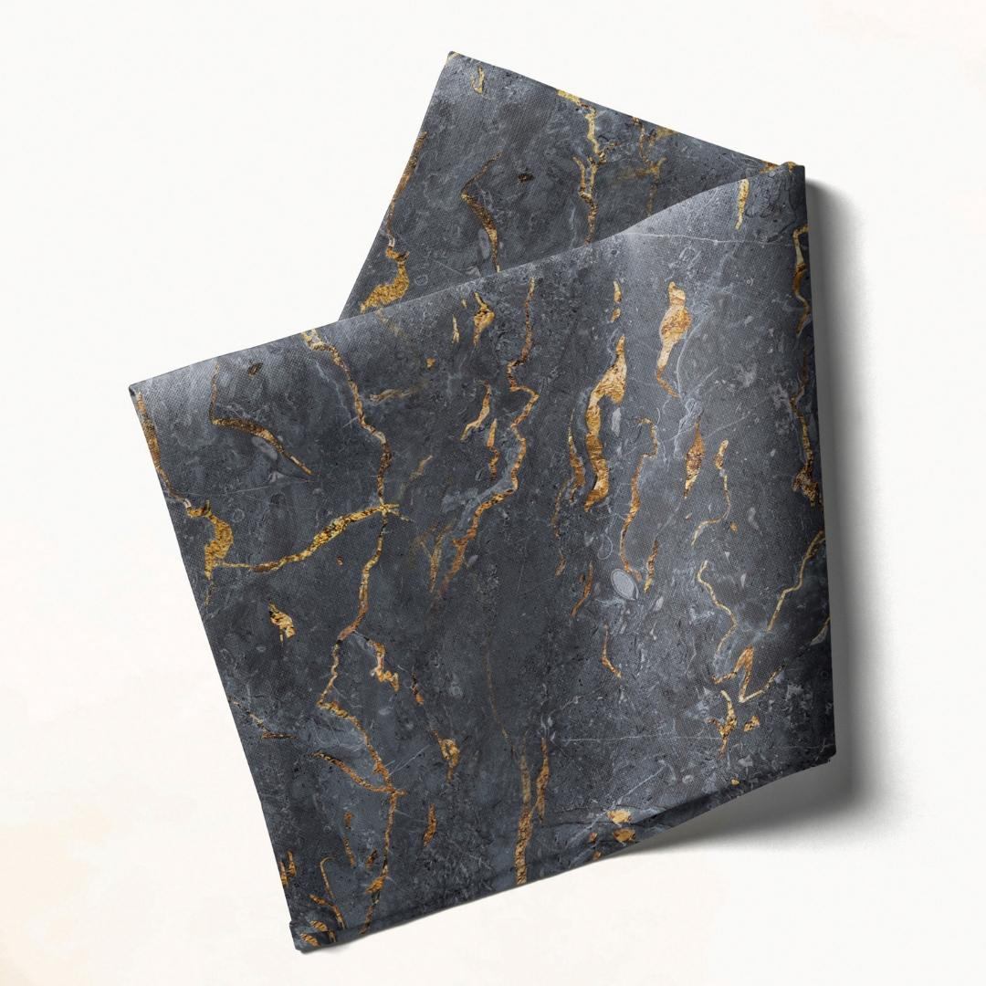 Charcoal Gold Vein: Napkins 18" X 18" - Pack Of 20