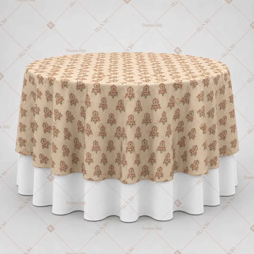 Beige Botanical Vine Table Overlay Pack of 6