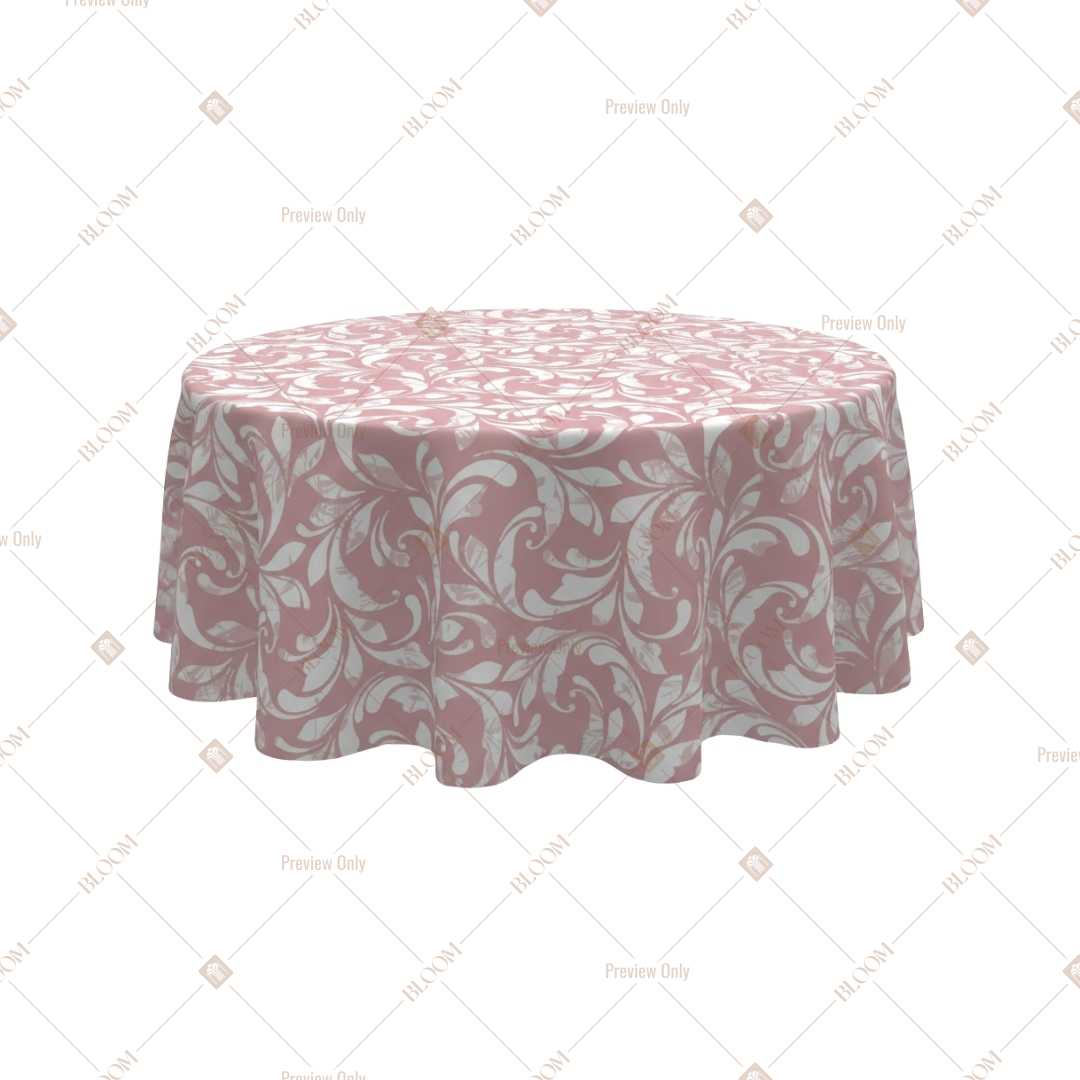 Blush Botanical Damask Table Cover Pack Of 6