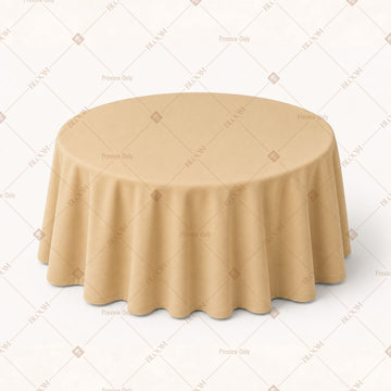 Pale Jute Table Cover Pack Of 6
