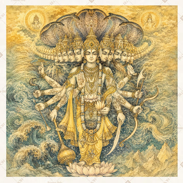 Golden Tree of Life Square Backdrop