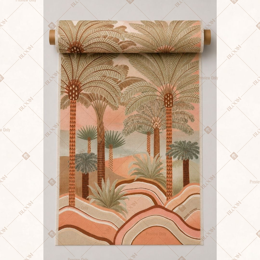 Tropical Bird Botanical Fabric Roll Pack of 25