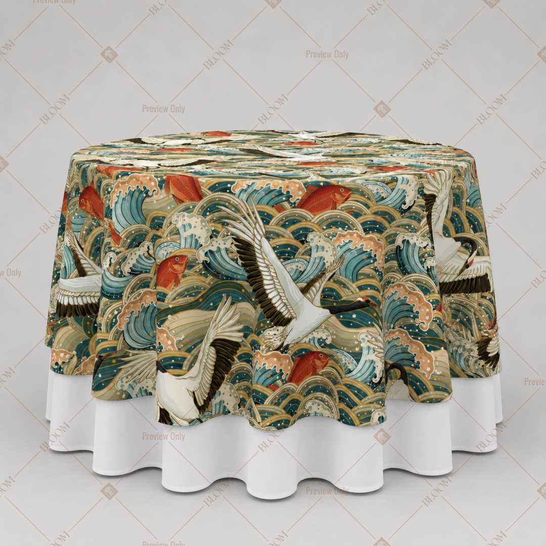 Vintage Botanical Jungle Table Overlay Pack of 6