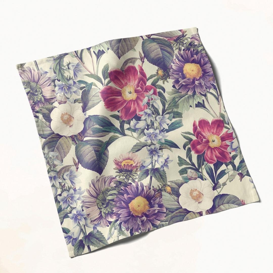 Vintage Garden Charm: Napkins 18" X 18" - Pack Of 20