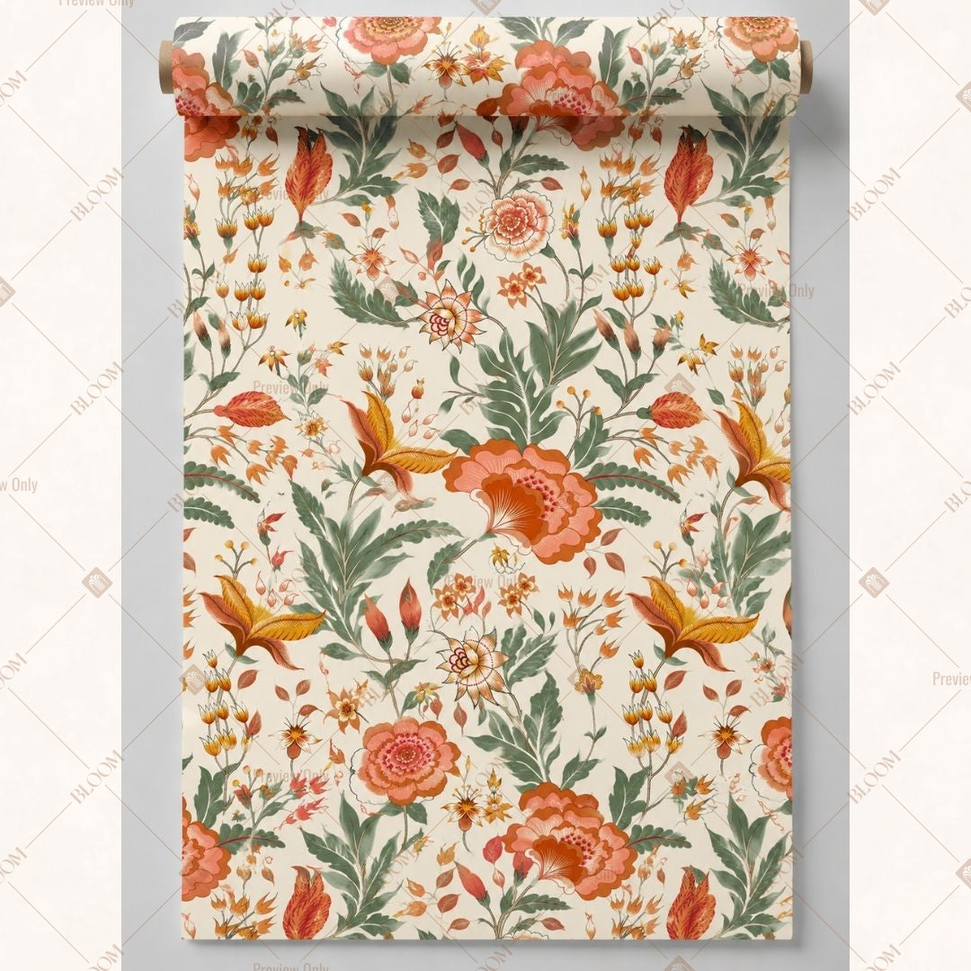 Daisy Garden Floral Fabric Roll Pack of 25