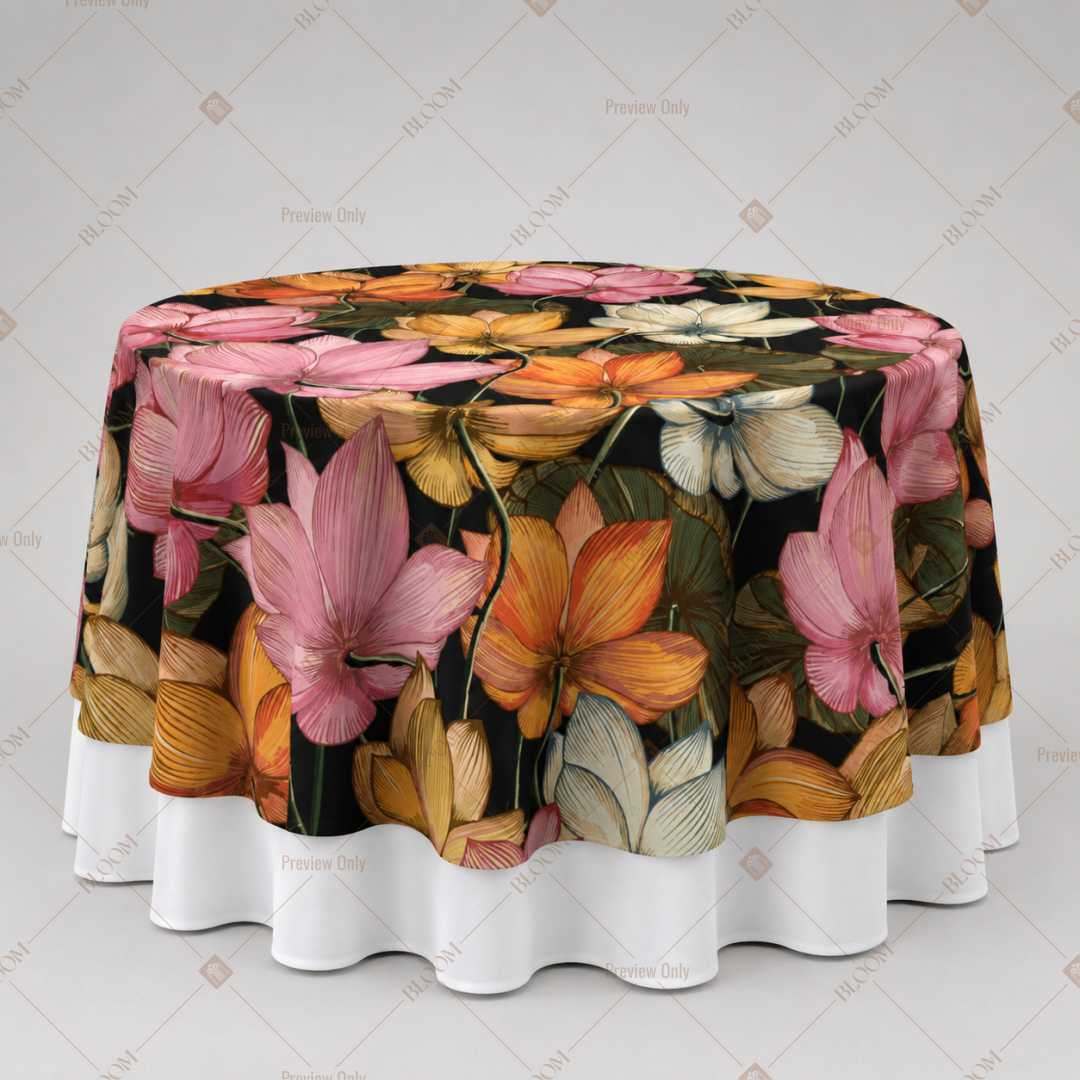 Exotic Pink Tropical Bloom Table Overlay Pack of 6