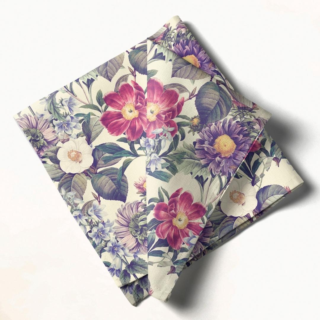 Vintage Garden Charm: Napkins 18" X 18" - Pack Of 20