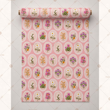 Pink Ornament Fabric Pack of 25