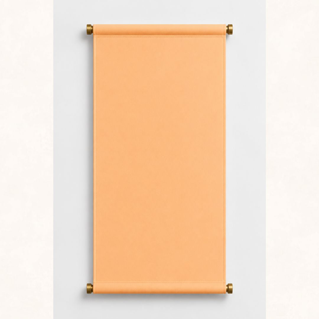 PEACH ORANGE HANGING SCROLLS