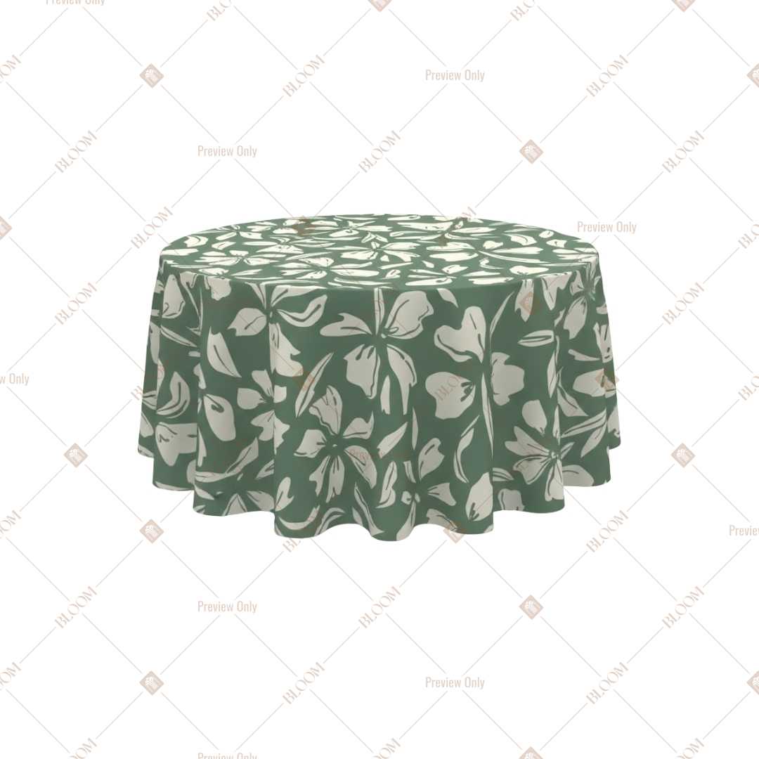 Sage Leaf Botanical Table Cover Pack Of 6