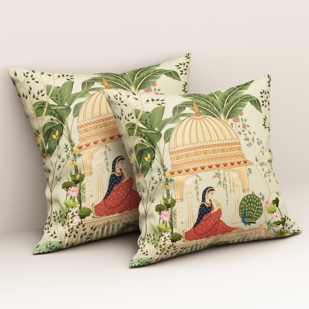 Mint Palace Serenade: Cushion Cover - Pack of 12