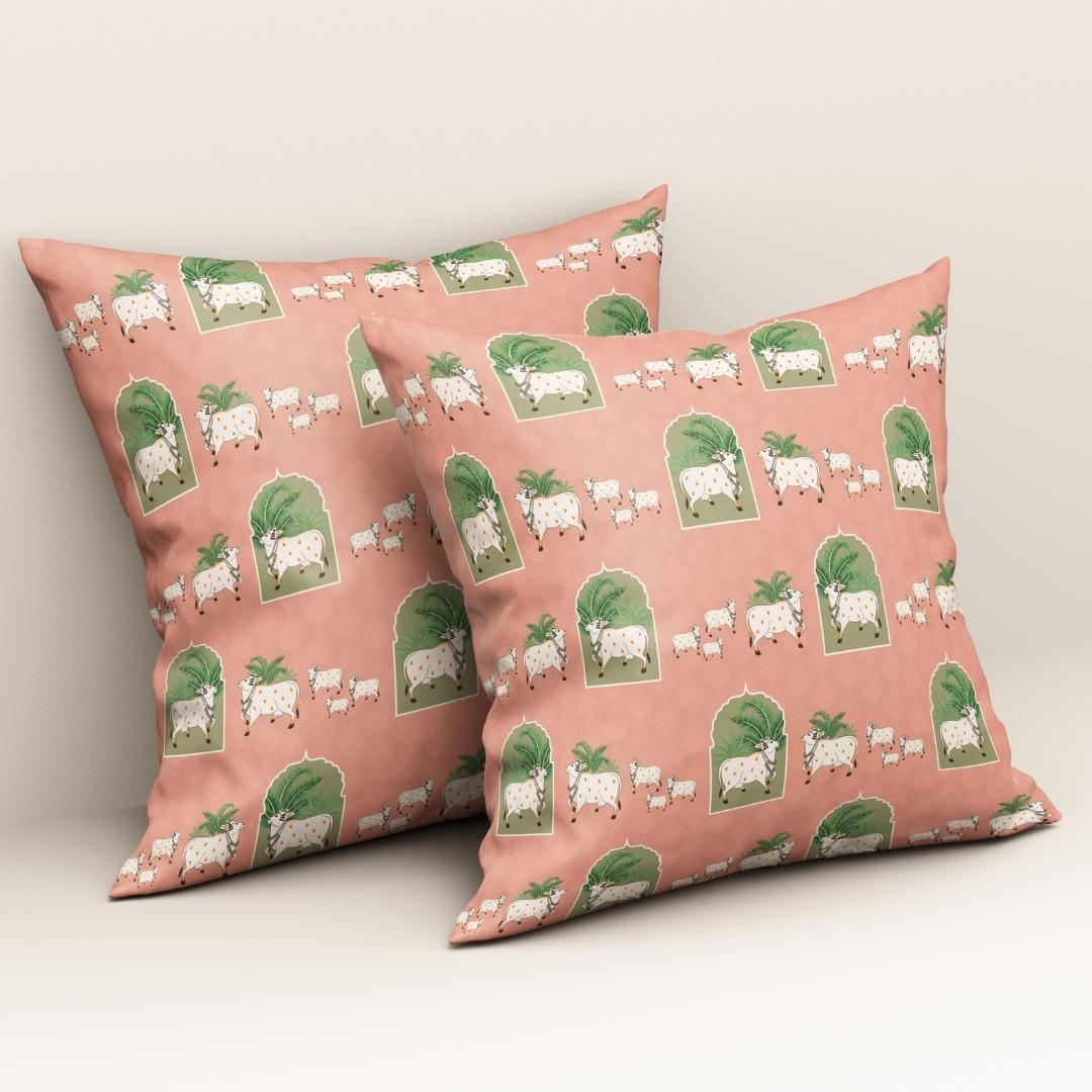 Blush Sacred Herd: Cushion Cover - Pack of 12