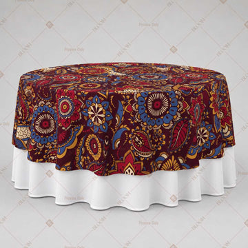 Bohemian Paisley Mandala Table Overlay Pack of 6