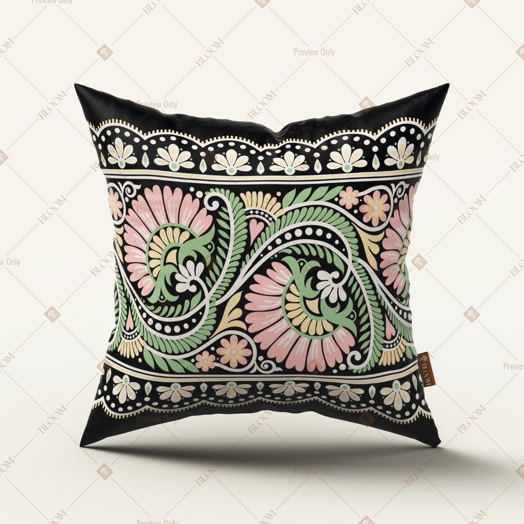 Boho Paisley Art Cushion Cover Pack of 12