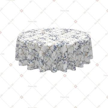 Blue Toile Floral Table Cover Pack Of 6