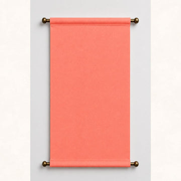 PEACH PINK HANGING SCROLLS