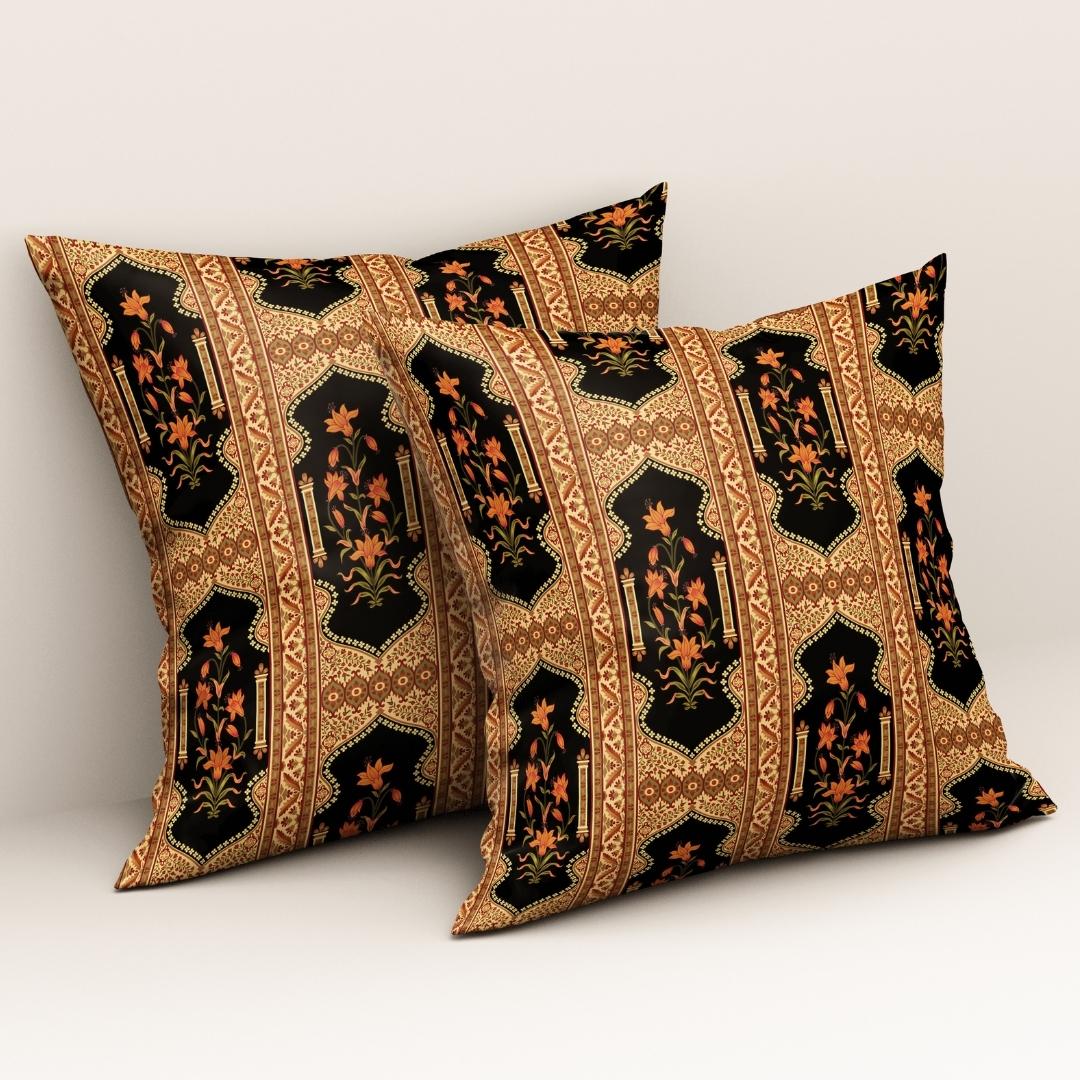 Midnight Brocade Garden: Cushion Cover - Pack of 12