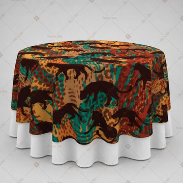Bohemian Folk Art Table Overlay Pack of 6