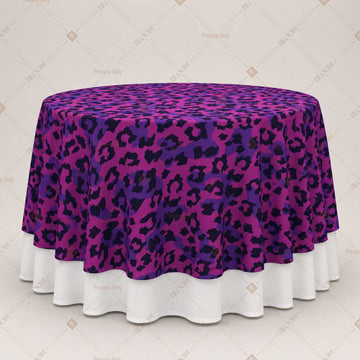 Purple Leopard Print Table Overlay Pack of 6