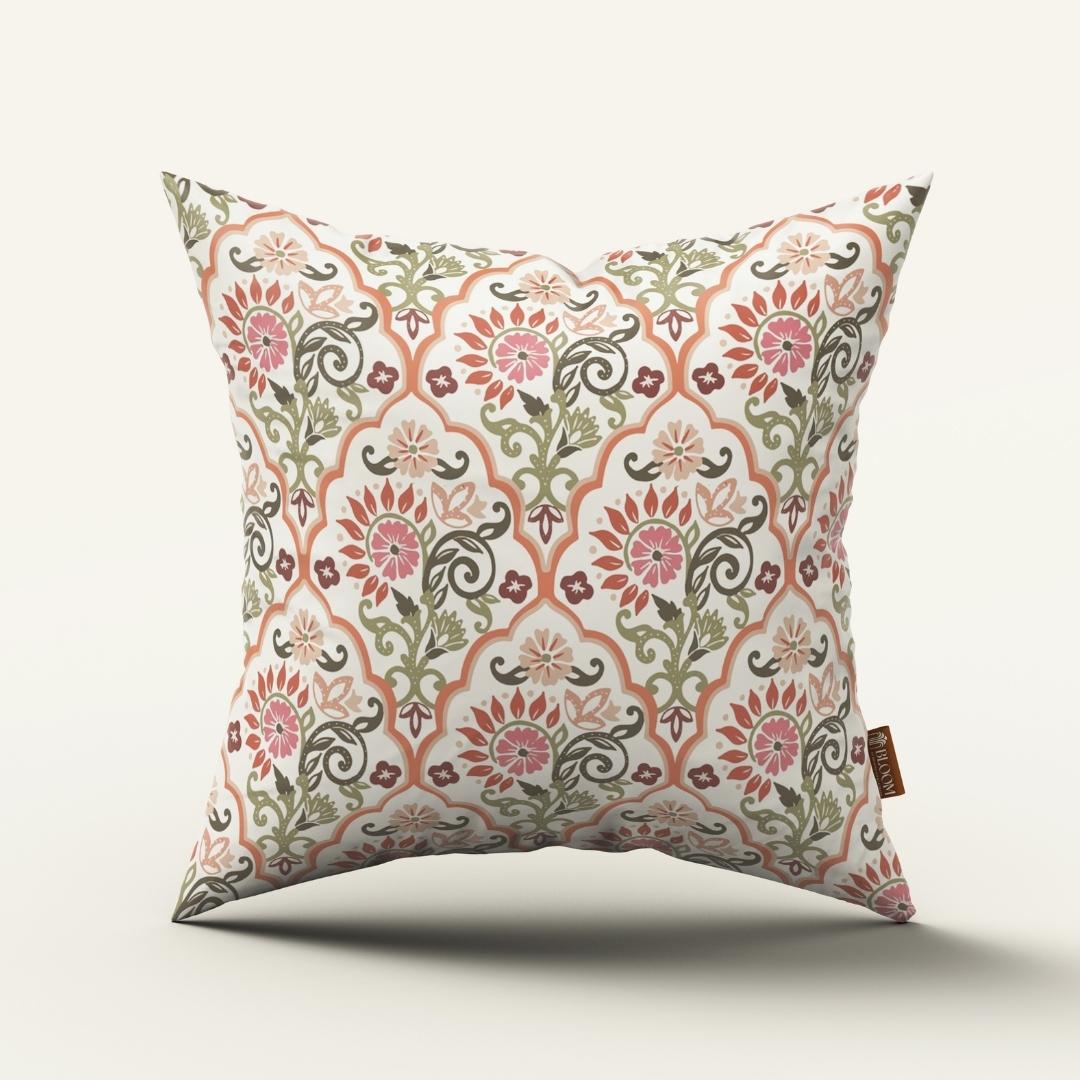 Blush Ogee Bloom: Cushion Cover - Pack of 12