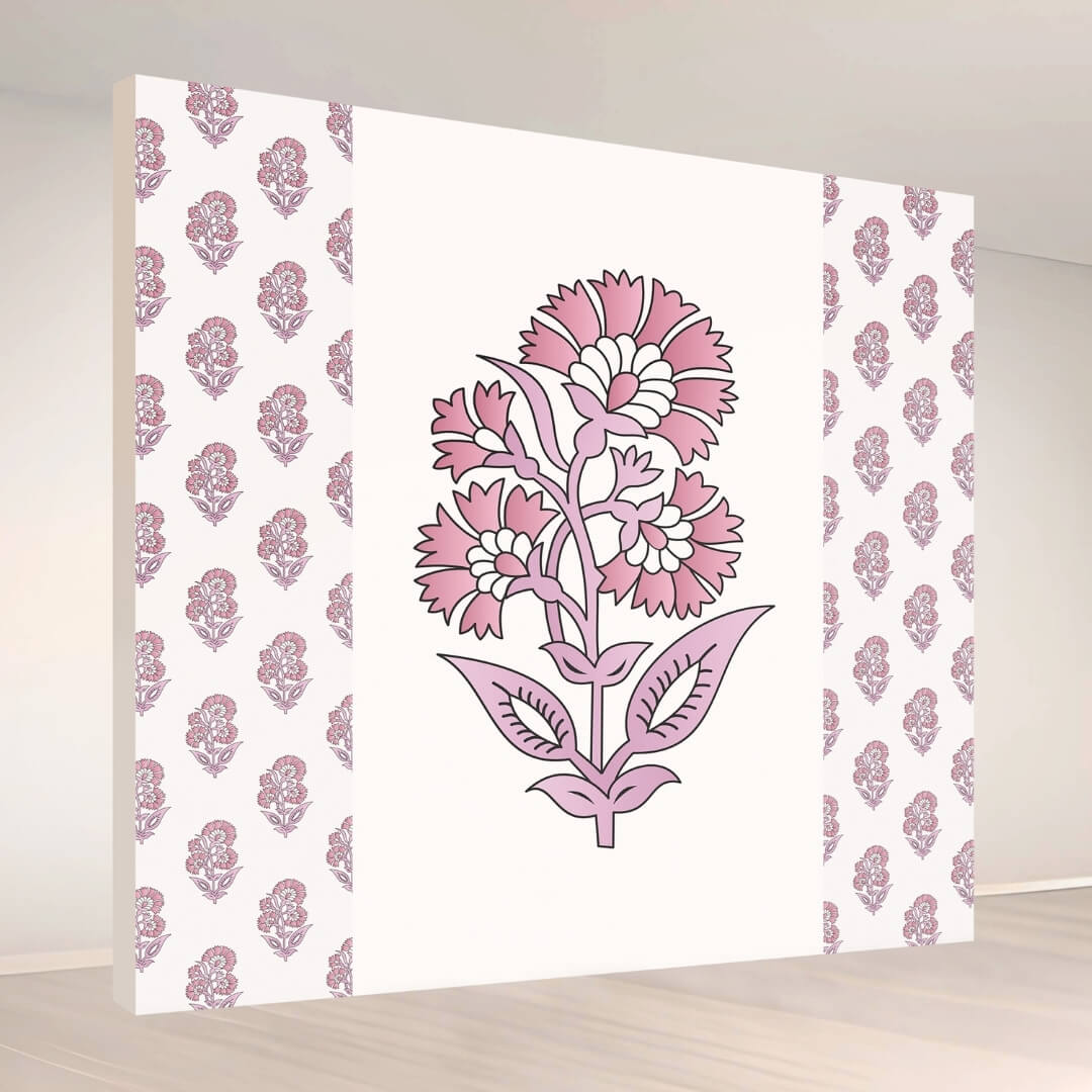 Pink Heritage Frame: Backdrop - square