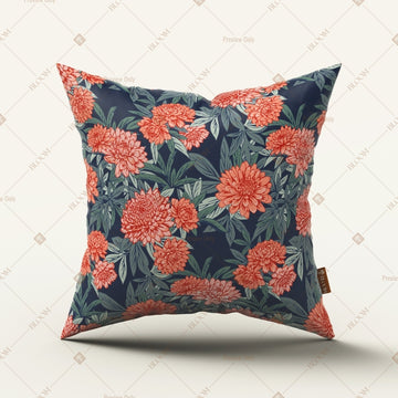 Coral Floral Botanical Cushion Cover Pack of 12
