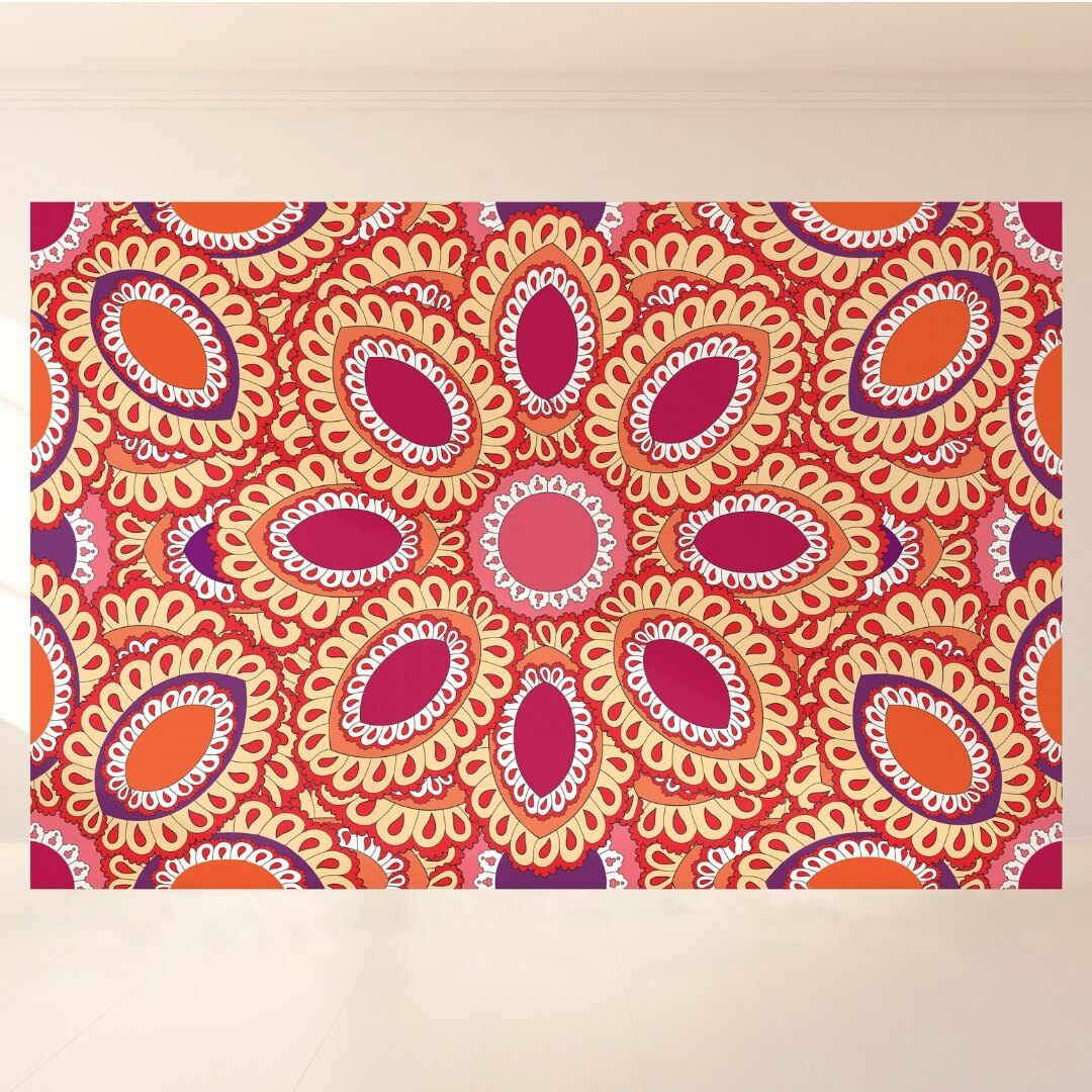 Festive Mandala Wall: Backdrop - Landscape