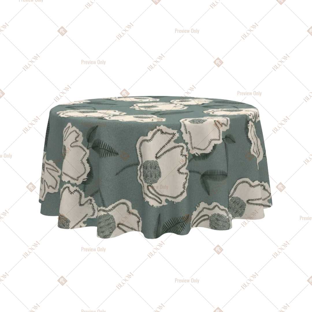 Grey Botanical Art Table Cover Pack Of 6