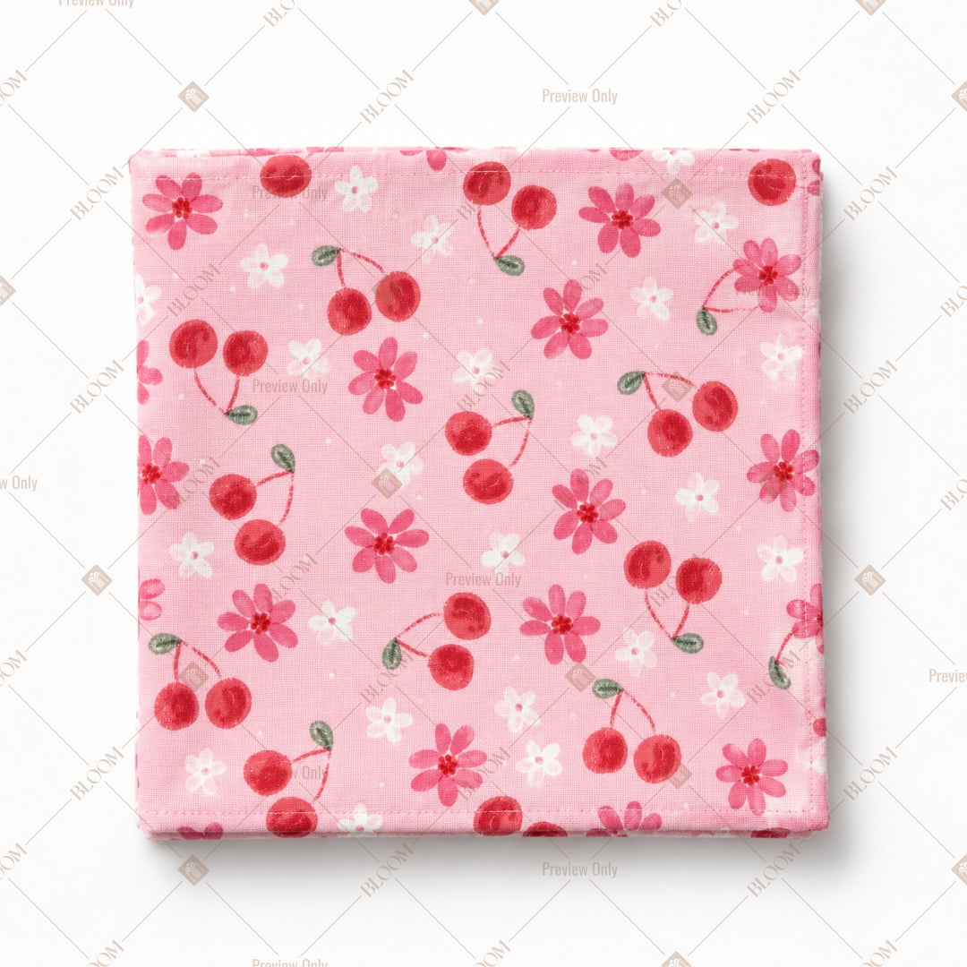 Pink Cherry Blossom Pattern Design