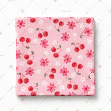 Pink Cherry Blossom Pattern Design