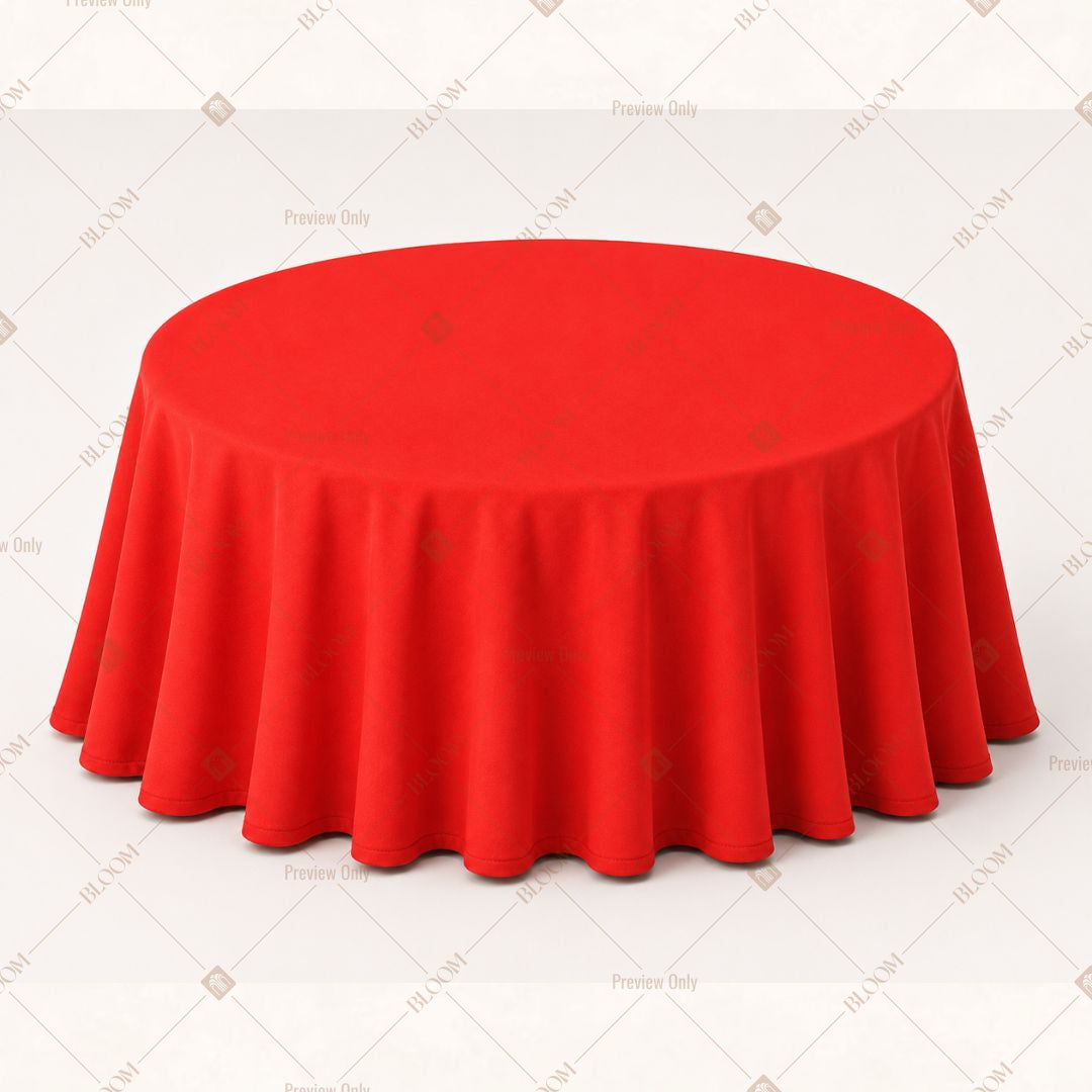 Red Table Cover Pack Of 6