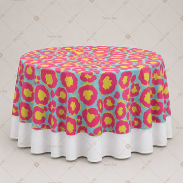 Retro Pop Floral Table Overlay Pack of 6