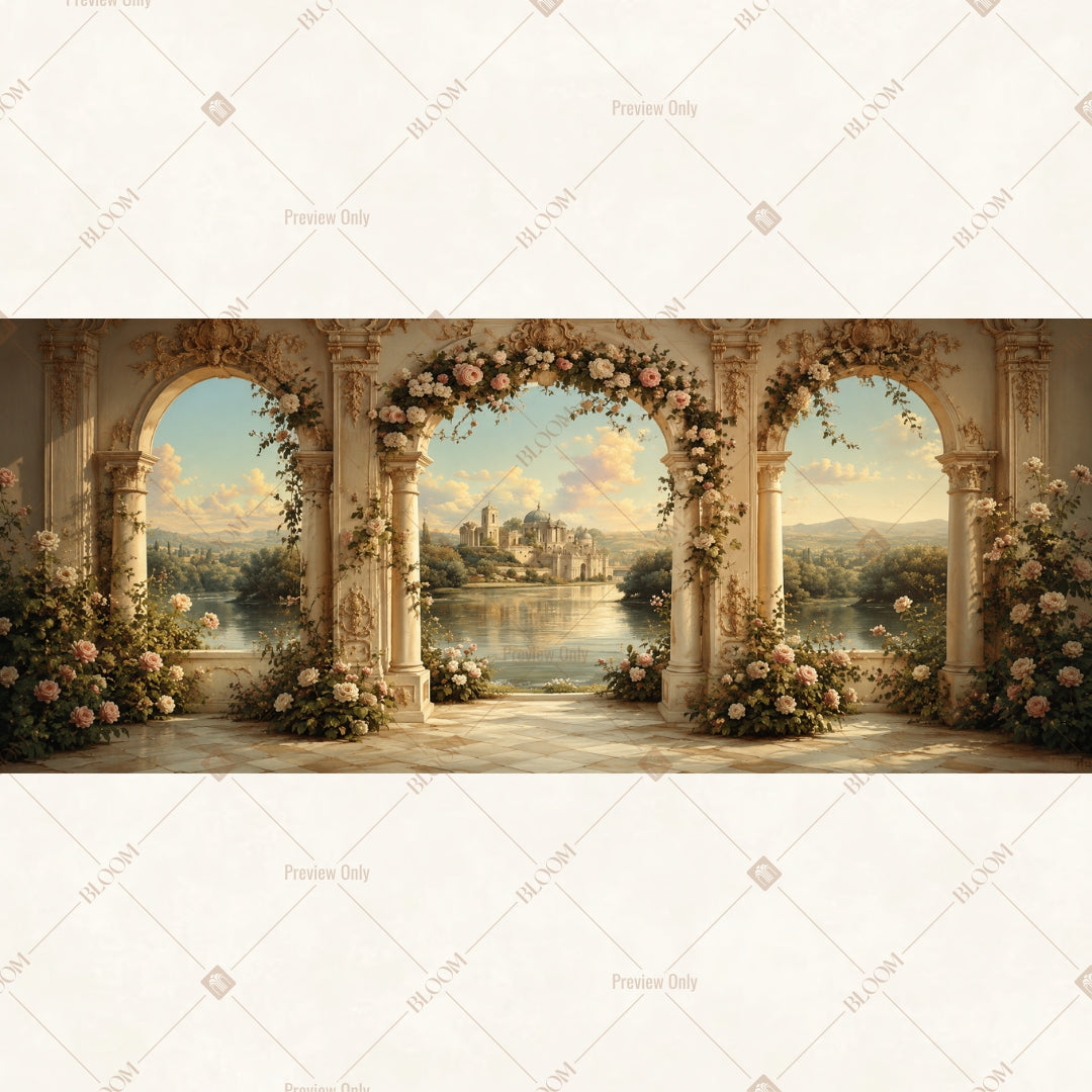 Luxury Palace Arch Hall Wide Backdrop